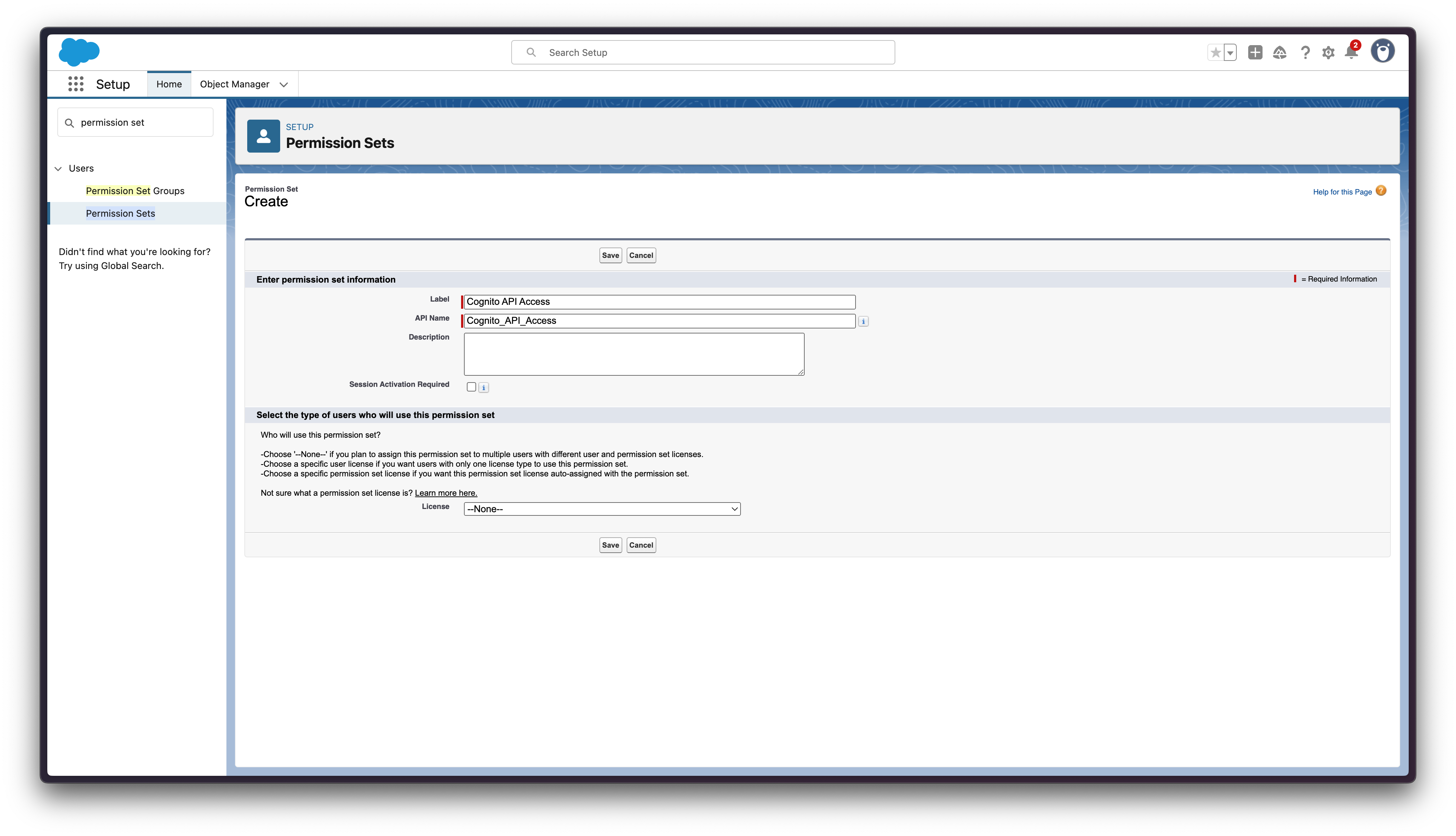 Permission Set